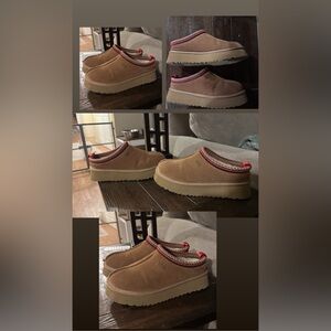 UGG Tazz Slip-On Shoes with Red Trim